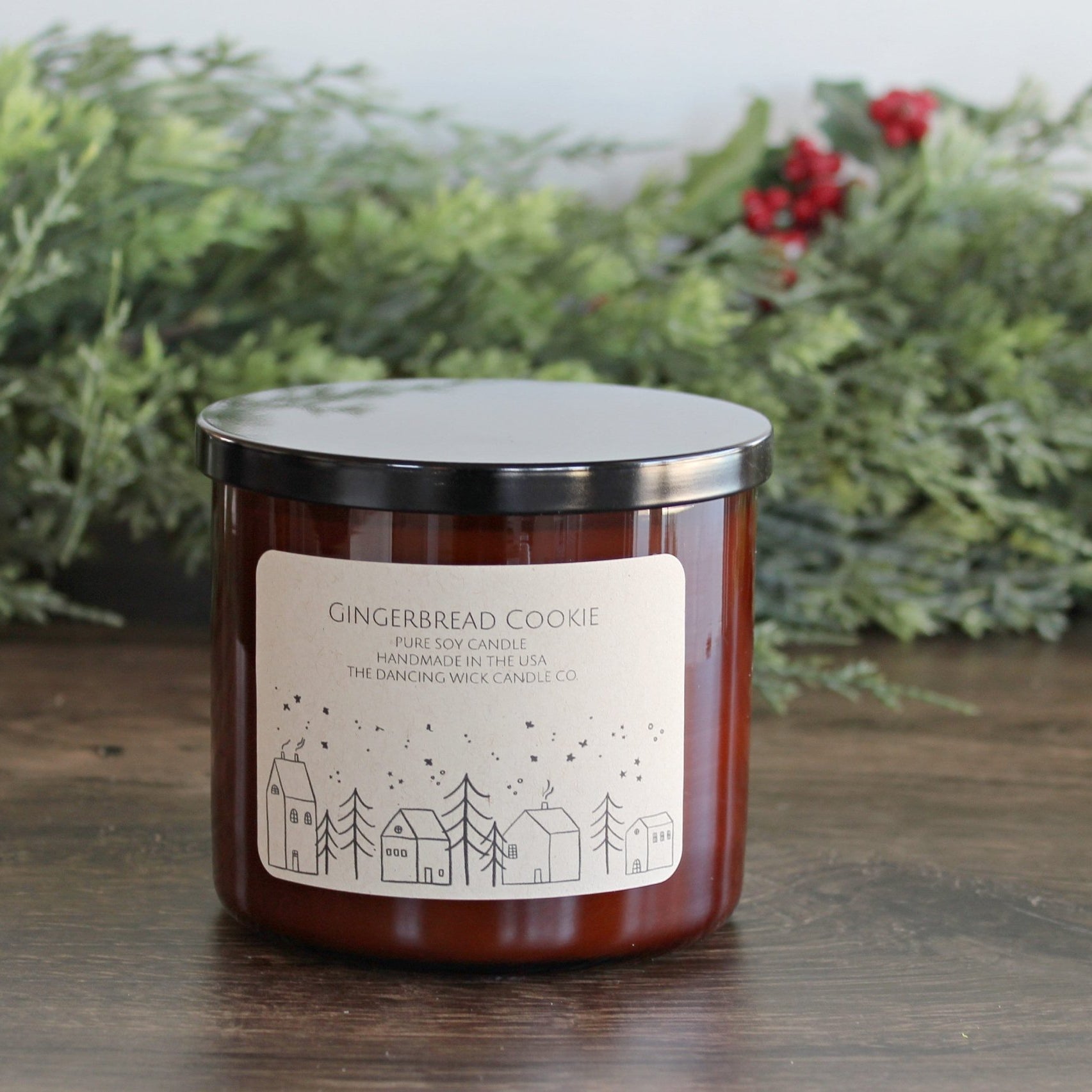 3 Wick Christmas Tumbler Candle - The Dancing Wick