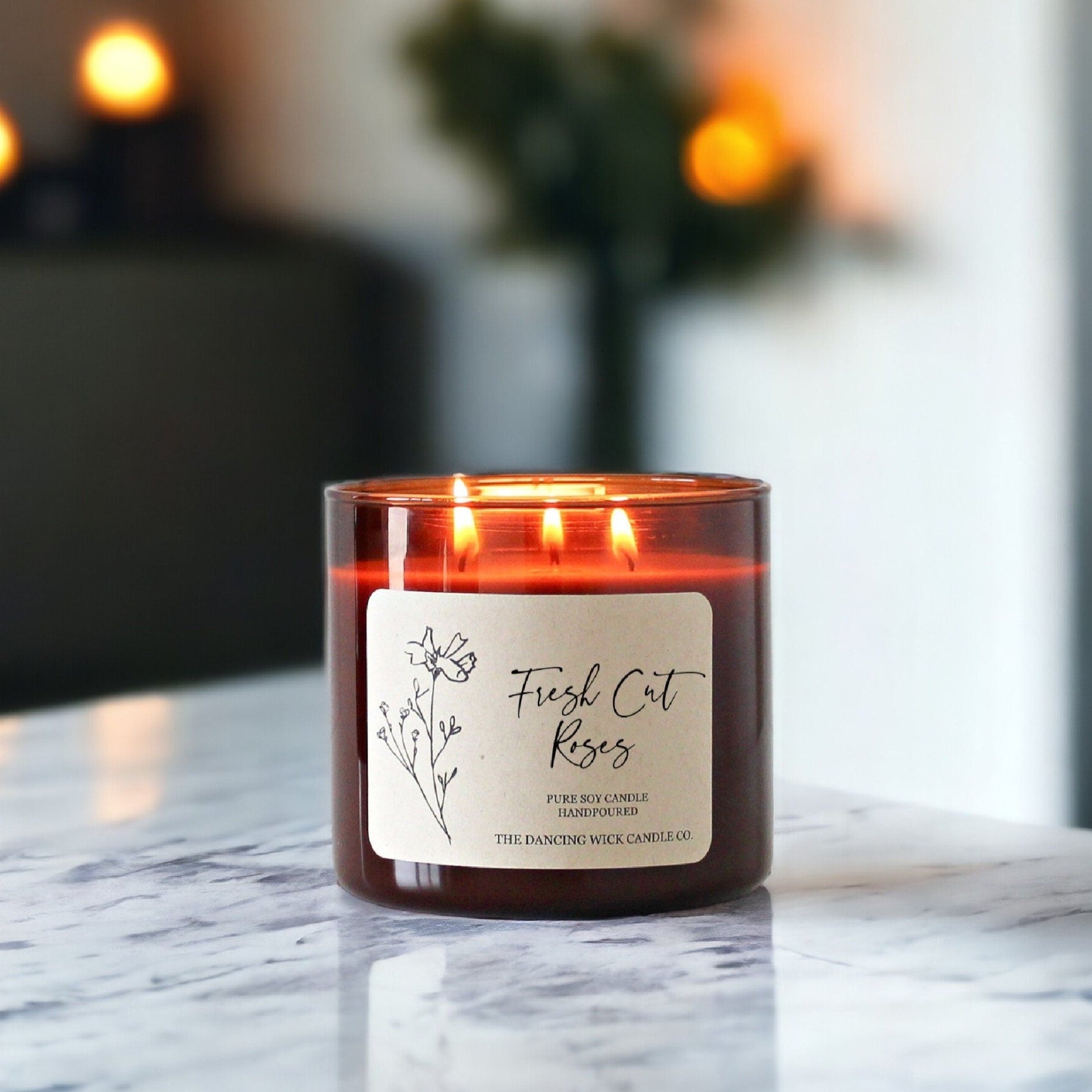 3 Wick Spring Tumbler Candle - The Dancing Wick