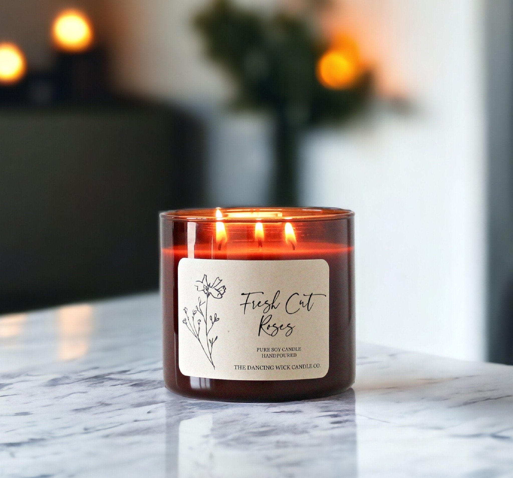 3 Wick Spring Tumbler Candle - The Dancing Wick