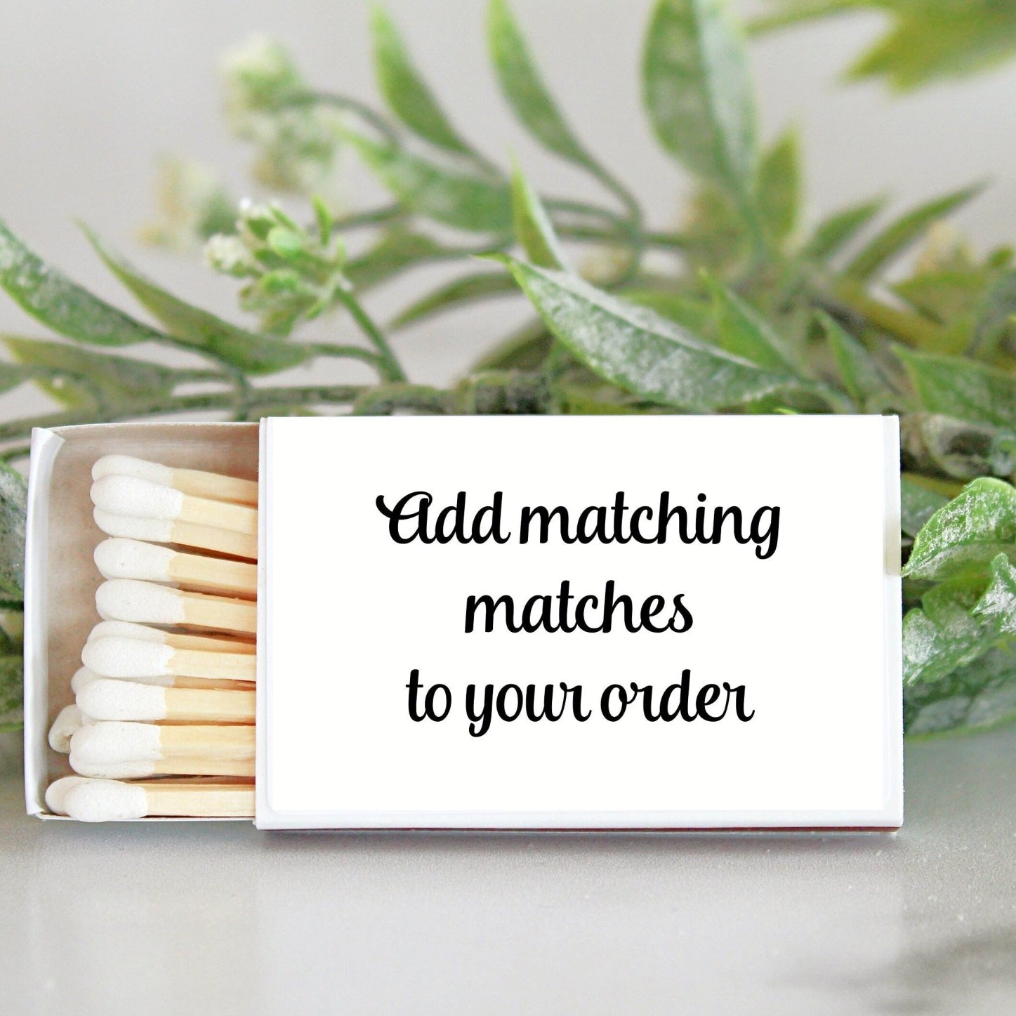 Add Matches To Your Order - The Dancing Wick