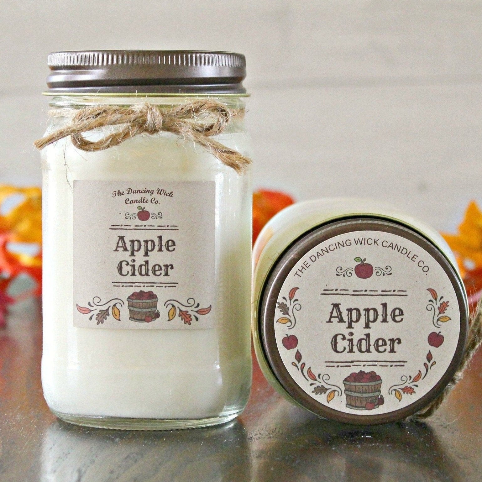 Apple Cider Fall Candle - The Dancing Wick