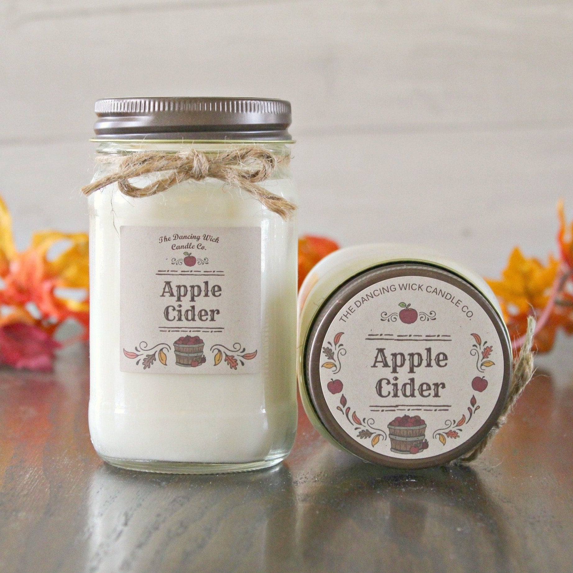 Apple Cider Fall Candle - The Dancing Wick