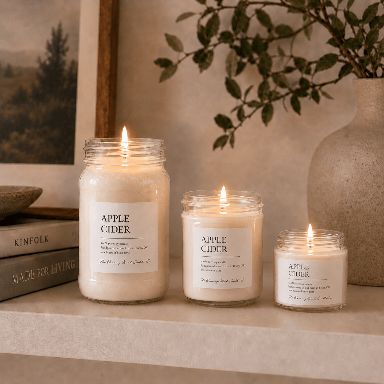 Apple Cider TDW Signature Candle - The Dancing Wick