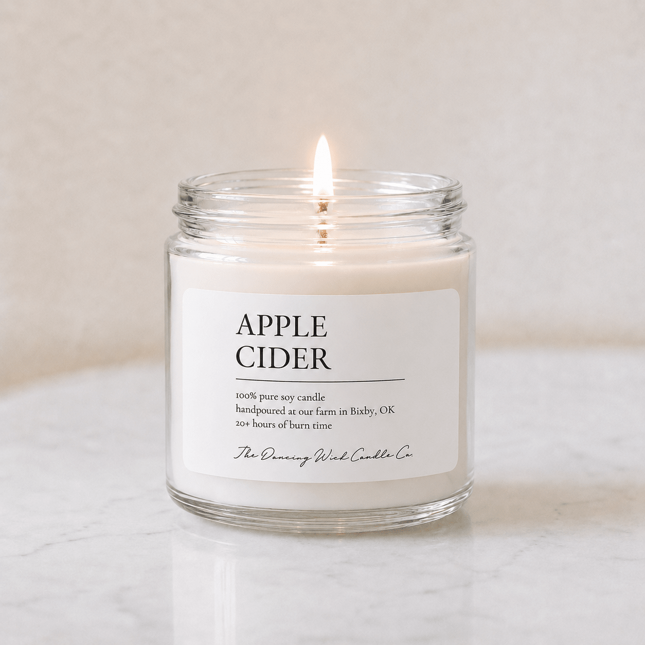 Apple Cider TDW Signature Candle - The Dancing Wick