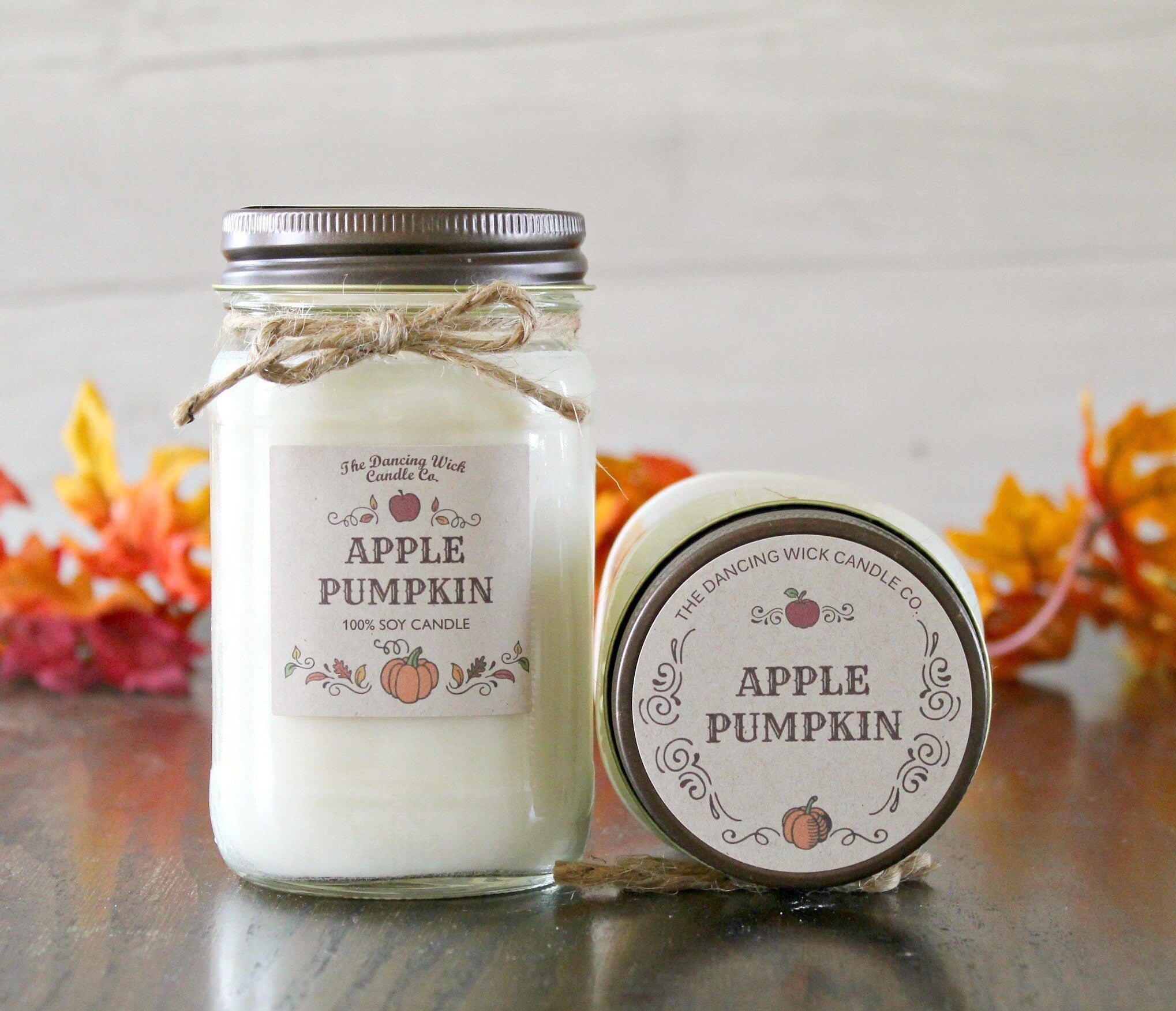 Apple Pumpkin Candle - The Dancing Wick