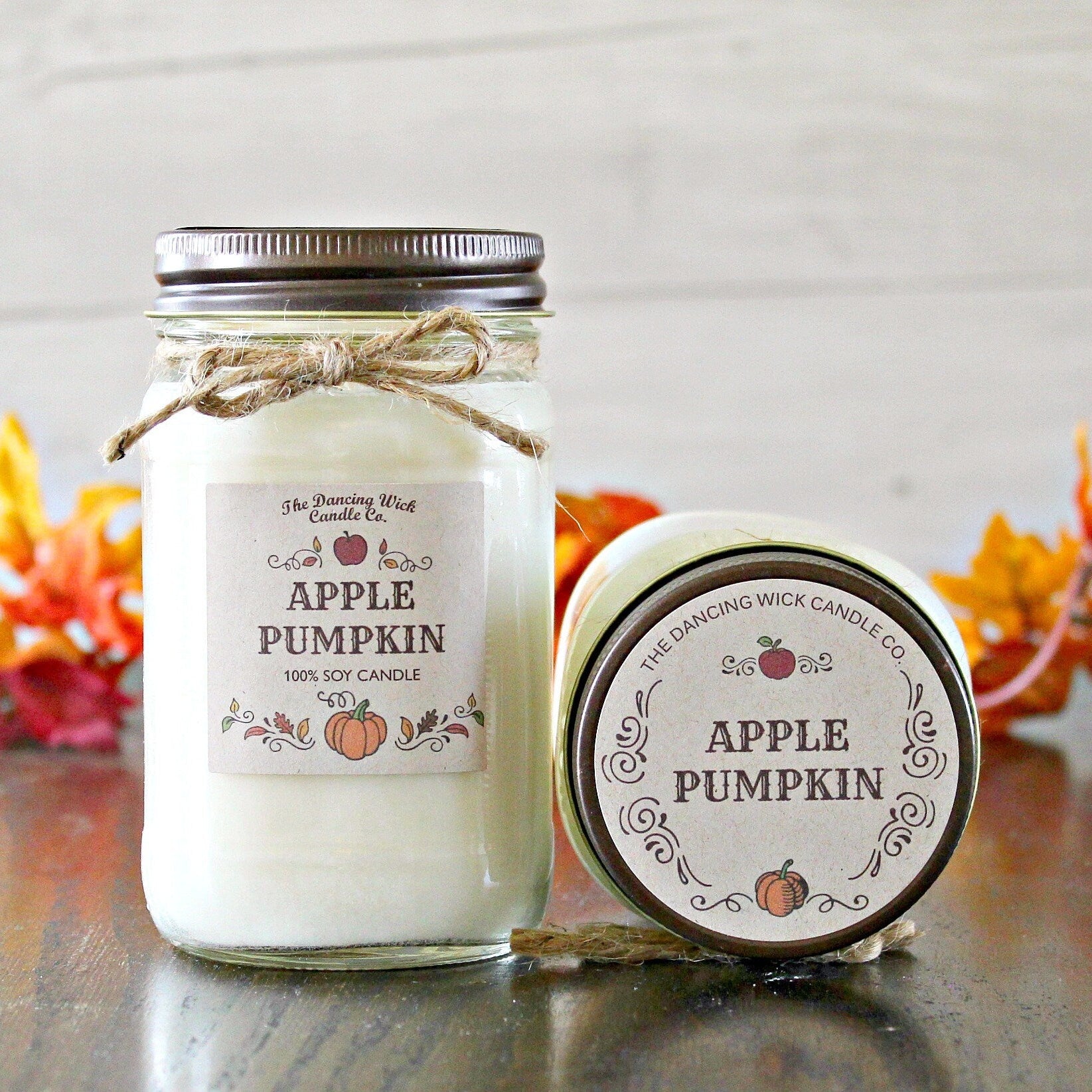 Apple Pumpkin Candle - The Dancing Wick