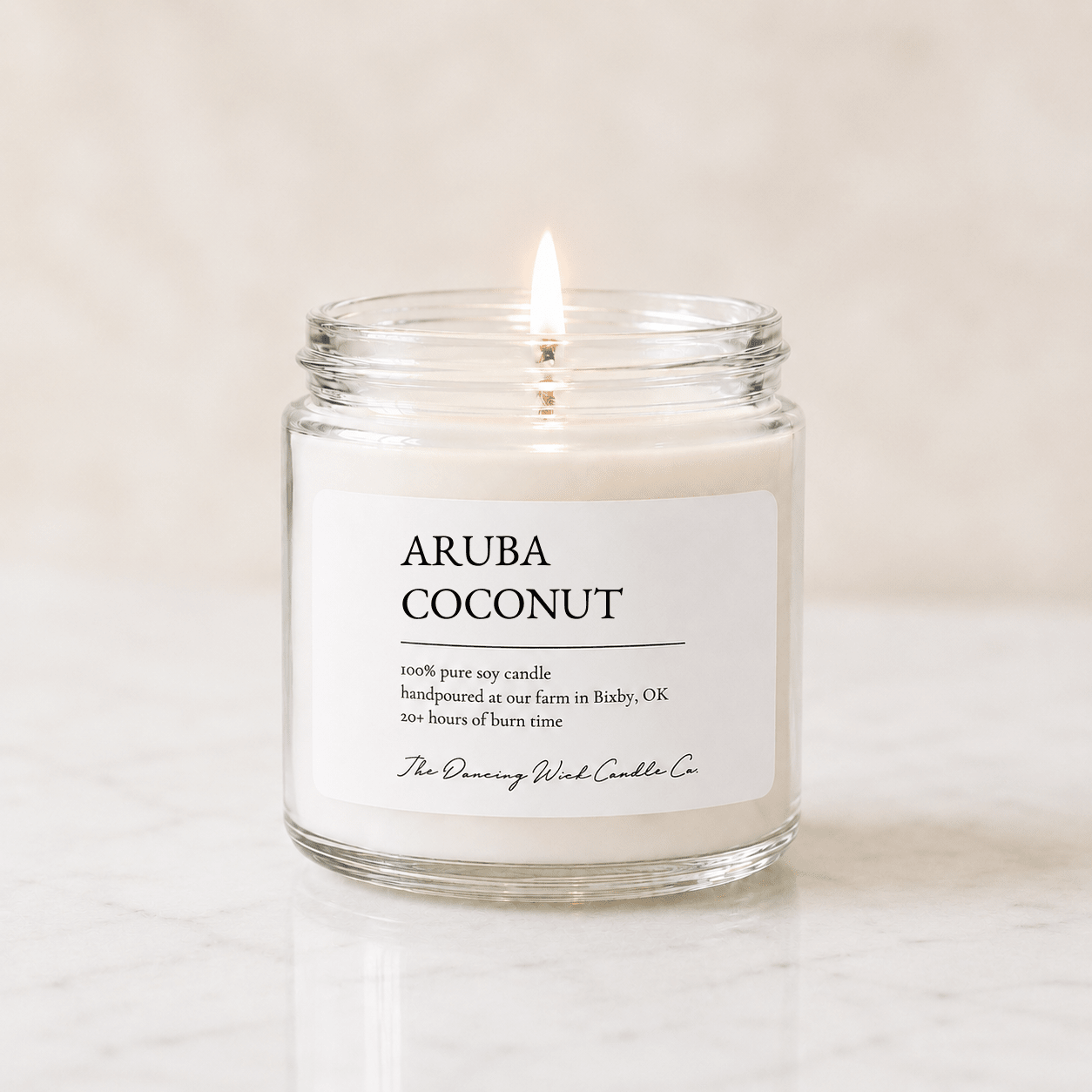 Aruba Coconut - TDW Signature Candle - The Dancing Wick