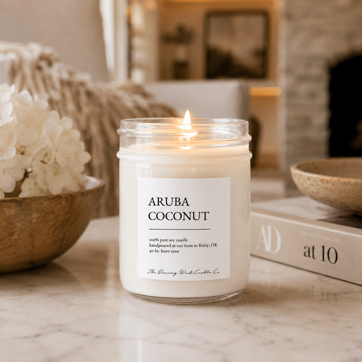Aruba Coconut - TDW Signature Candle - The Dancing Wick