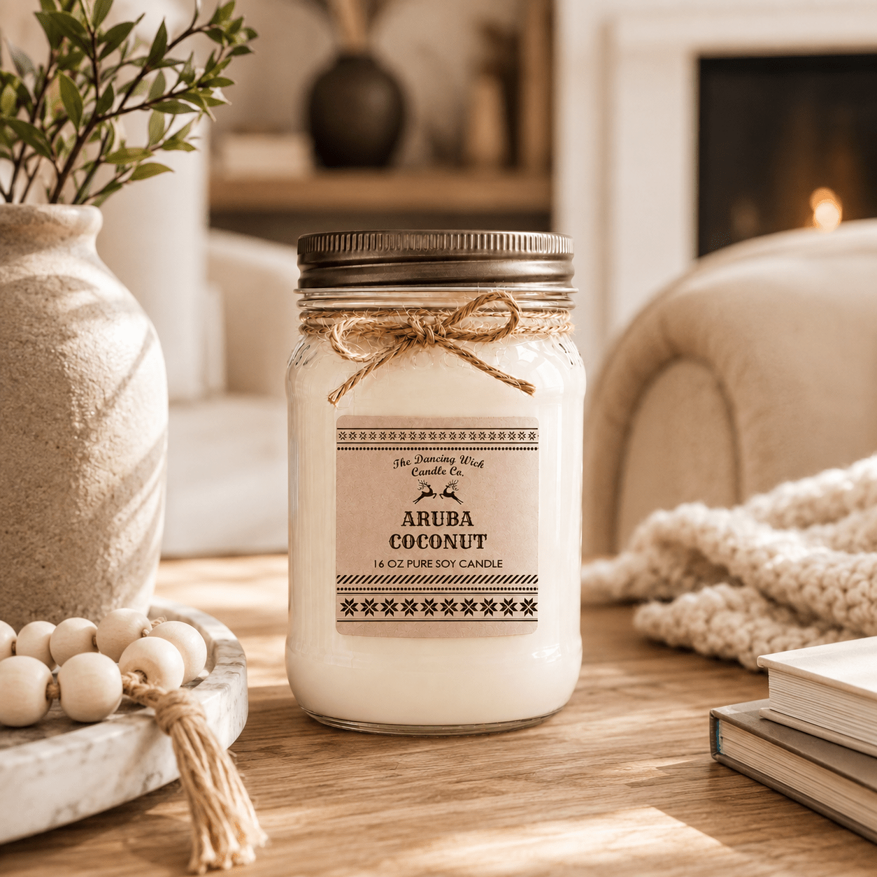 Aruba Coconut - Winter Candle - The Dancing Wick