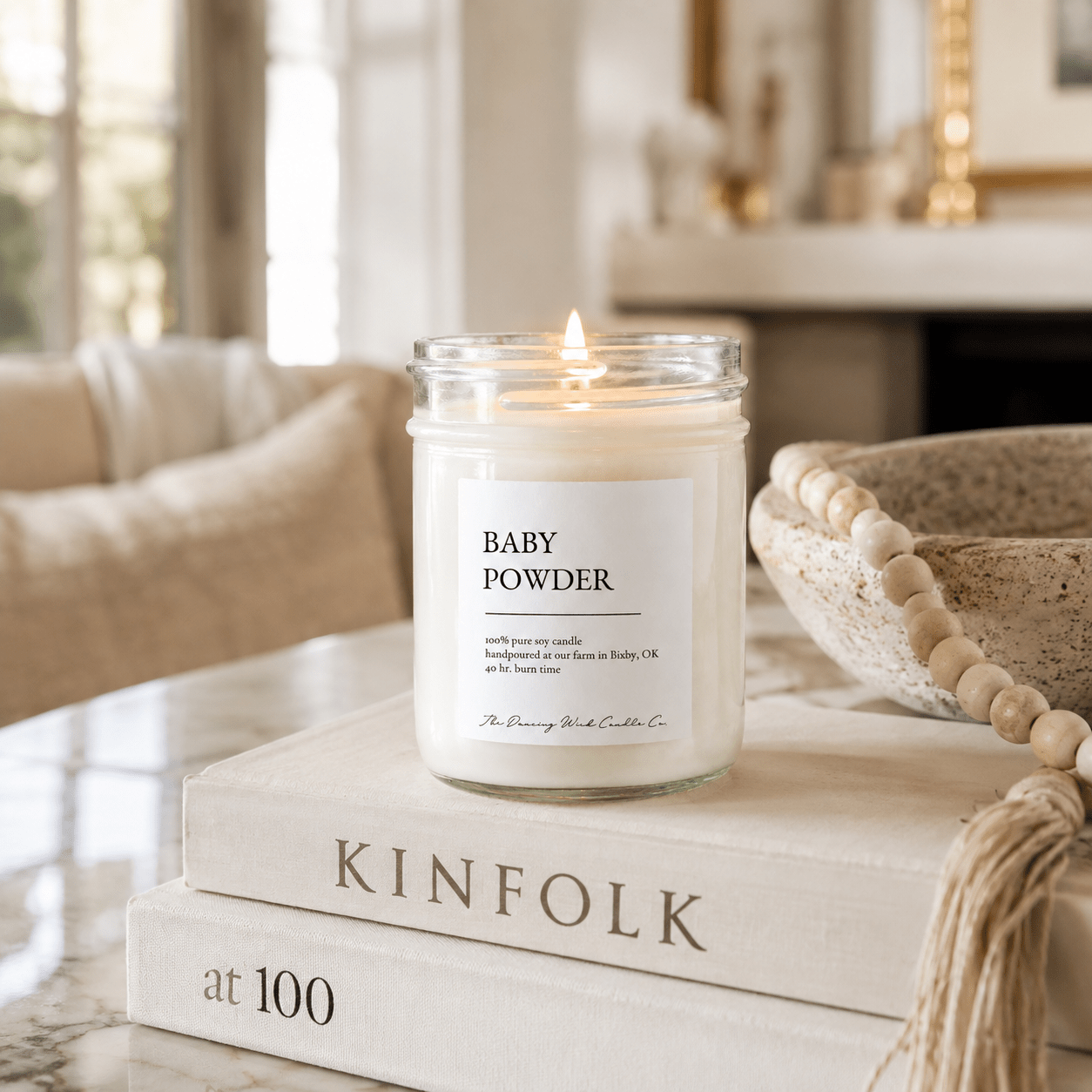 Baby Powder - TDW Signature Candle - The Dancing Wick