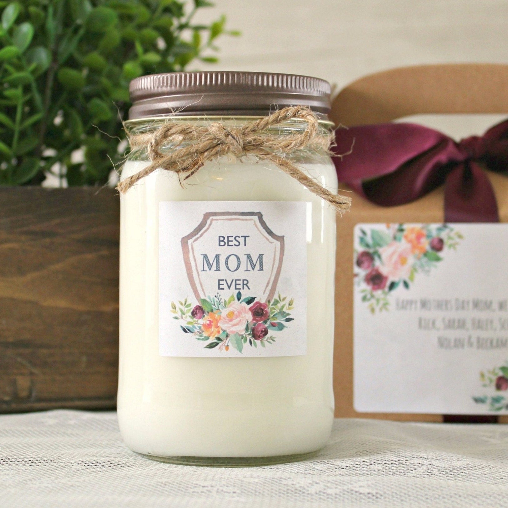 Best Mom Ever Gift Candle - The Dancing Wick