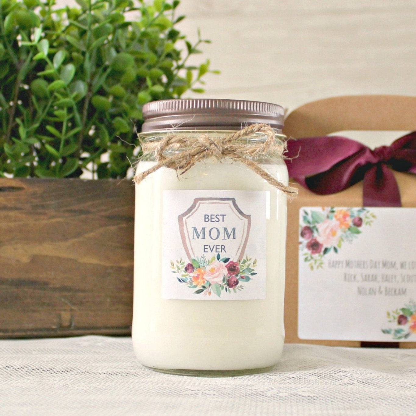 Best Mom Ever Gift Candle - The Dancing Wick