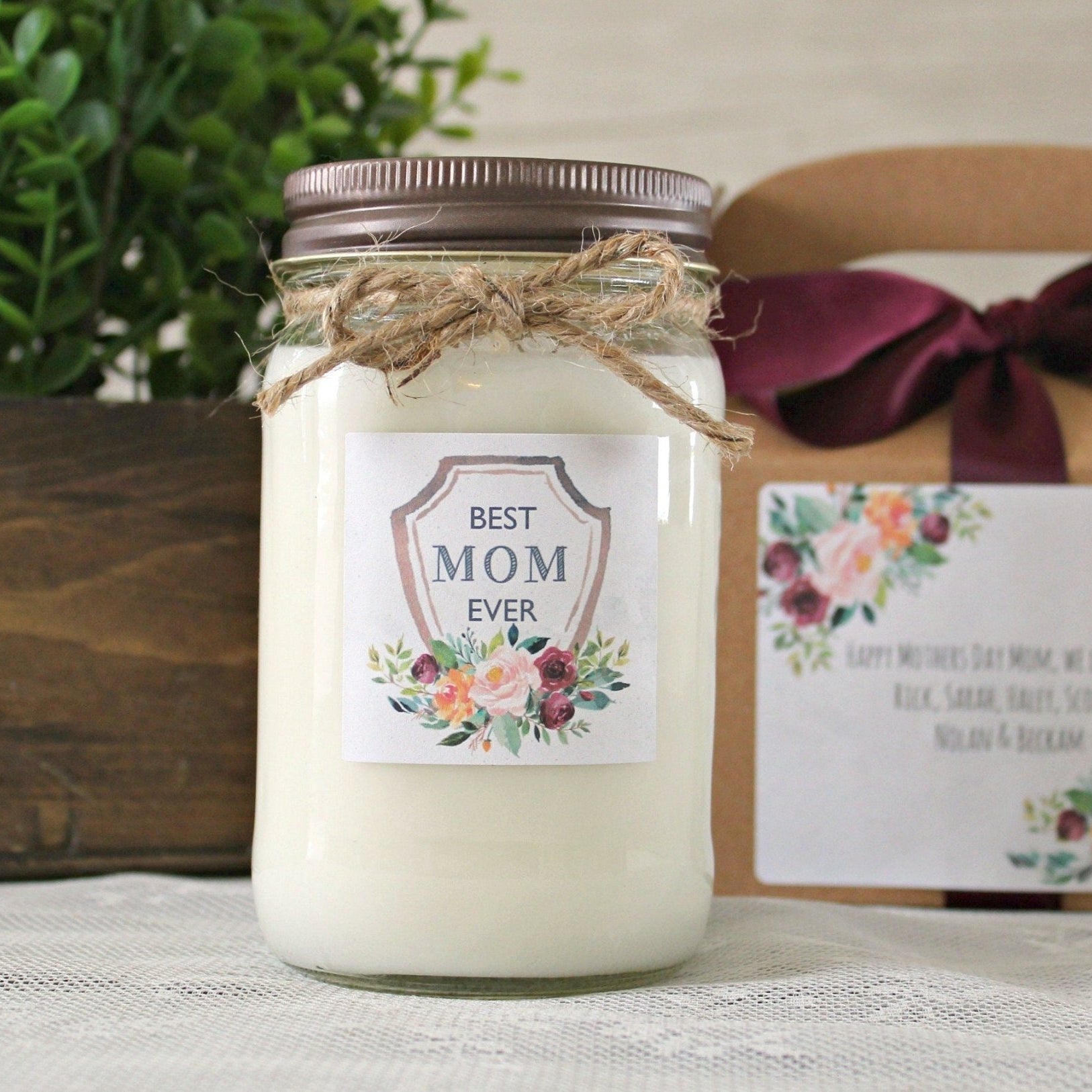 Best Mom Ever Gift Candle - The Dancing Wick