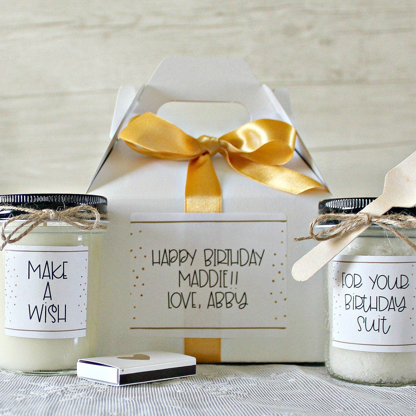 Birthday Make a Wish Gift Box - The Dancing Wick