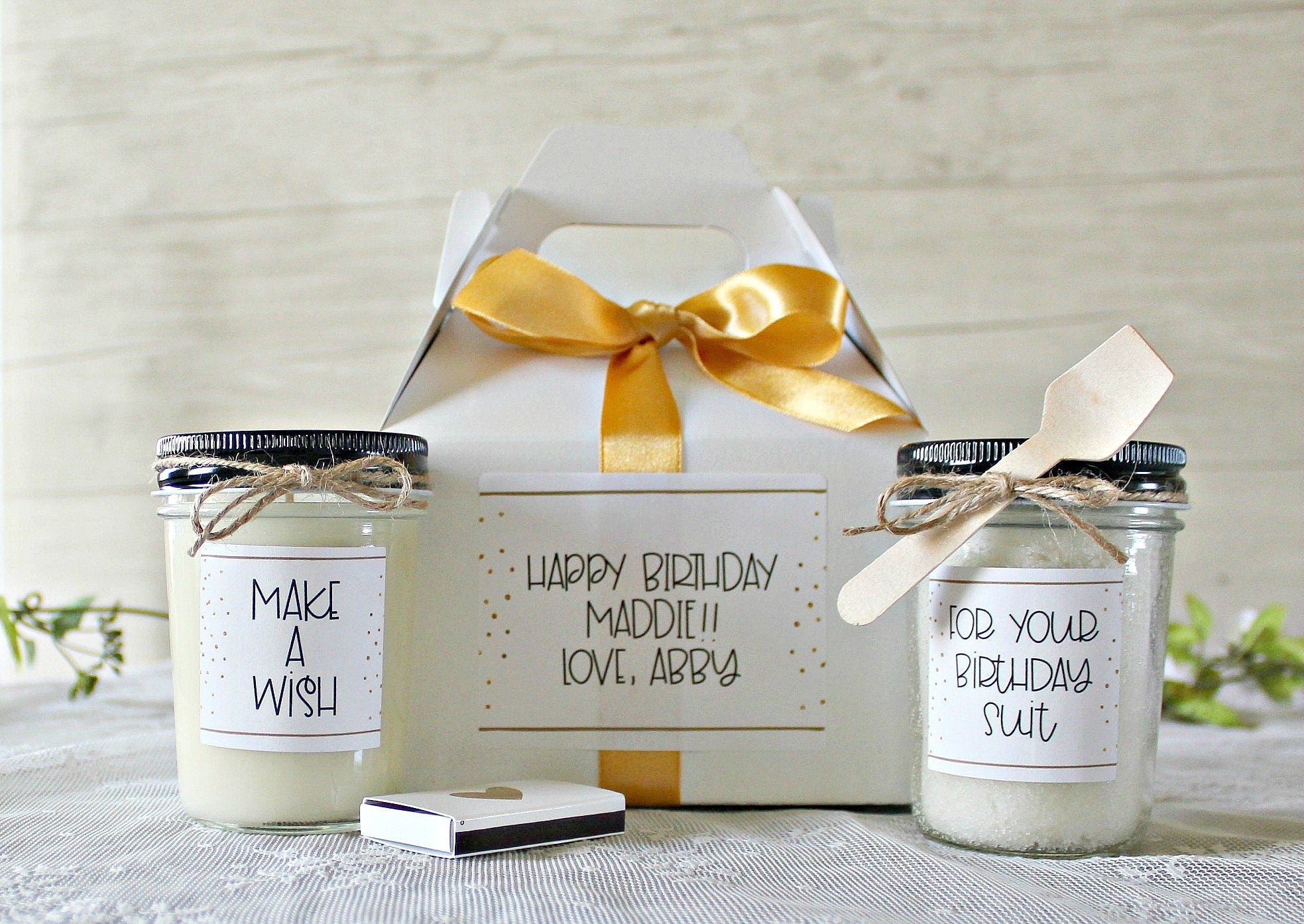 Birthday Make a Wish Gift Box - The Dancing Wick