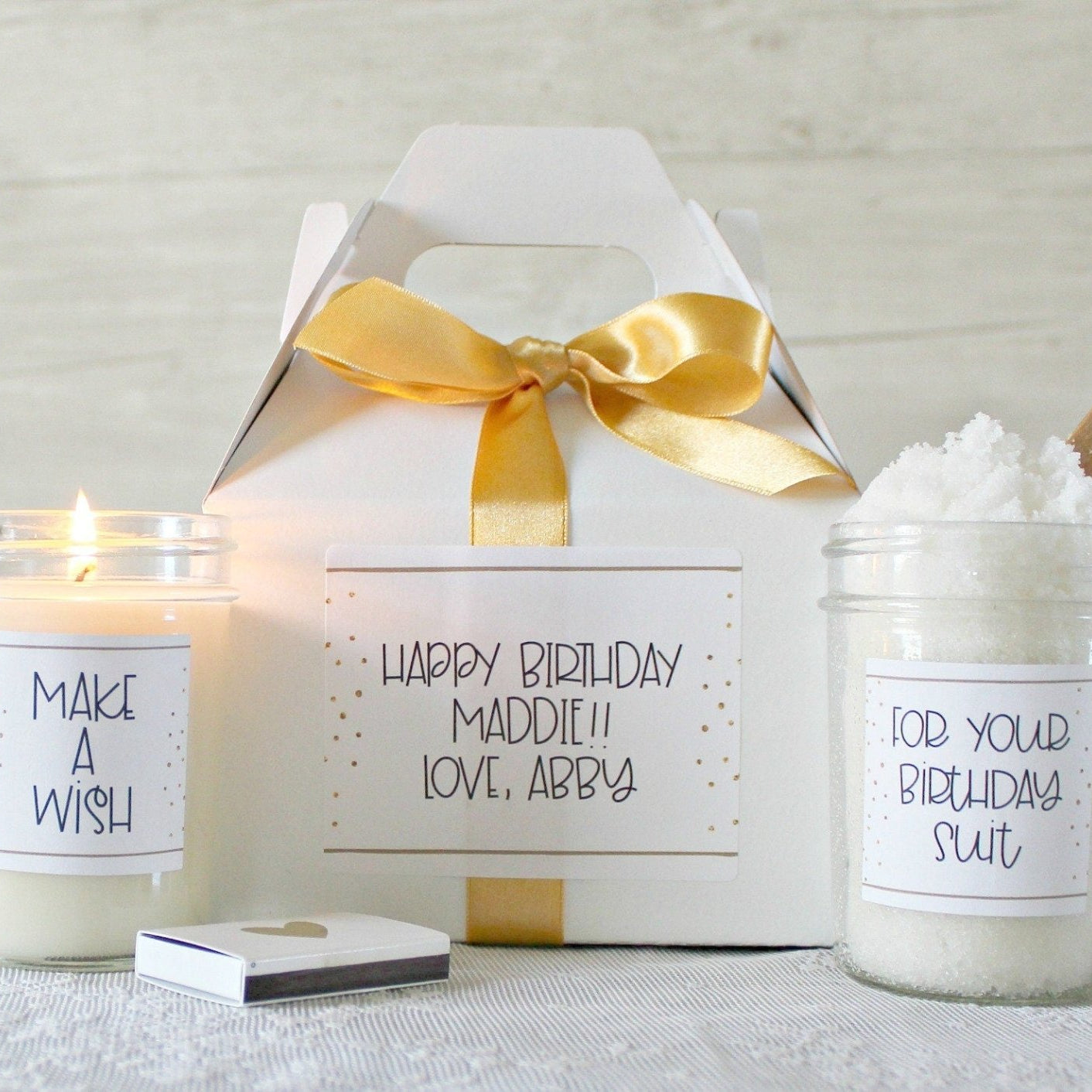 Birthday Make a Wish Gift Box - The Dancing Wick