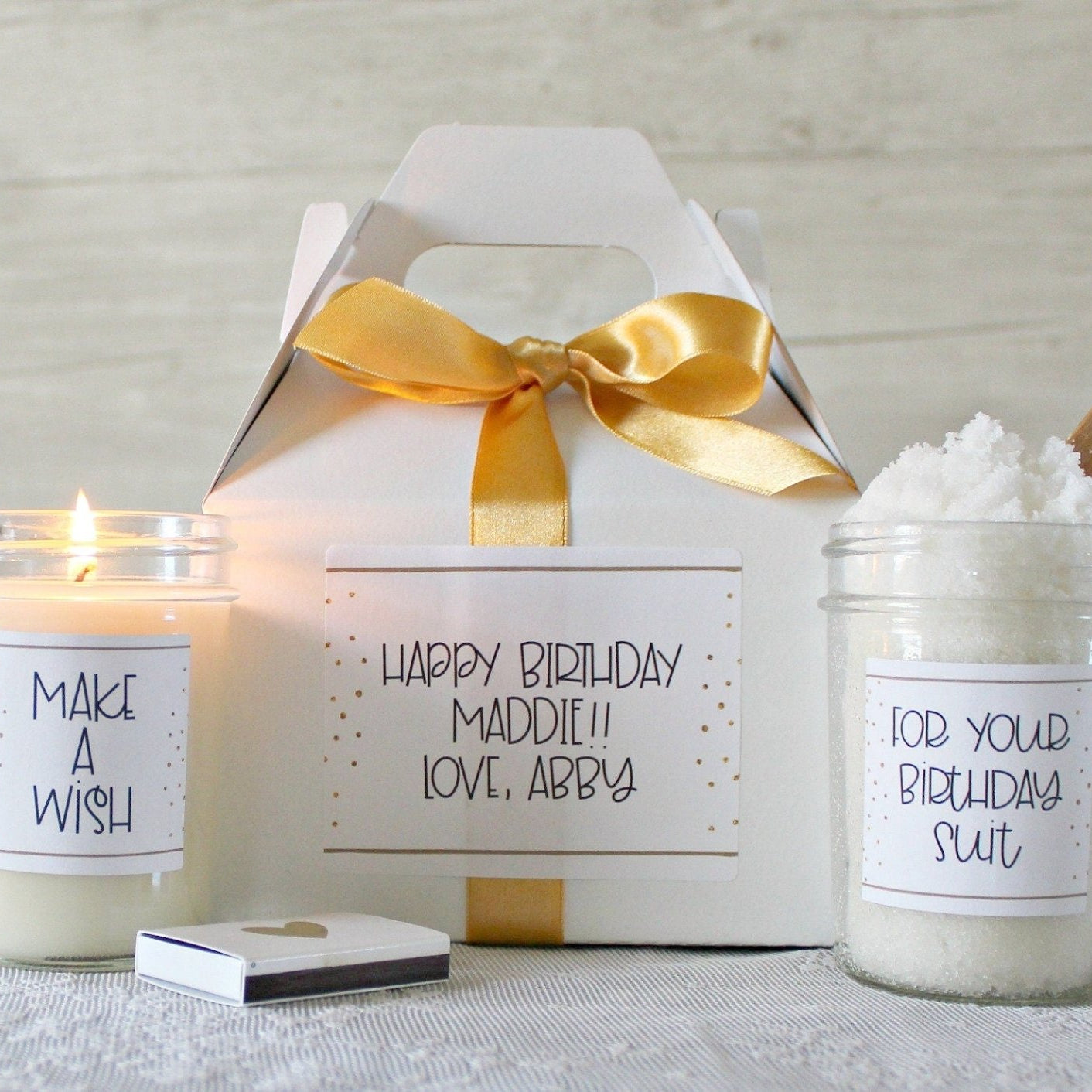 Birthday Make a Wish Gift Box - The Dancing Wick
