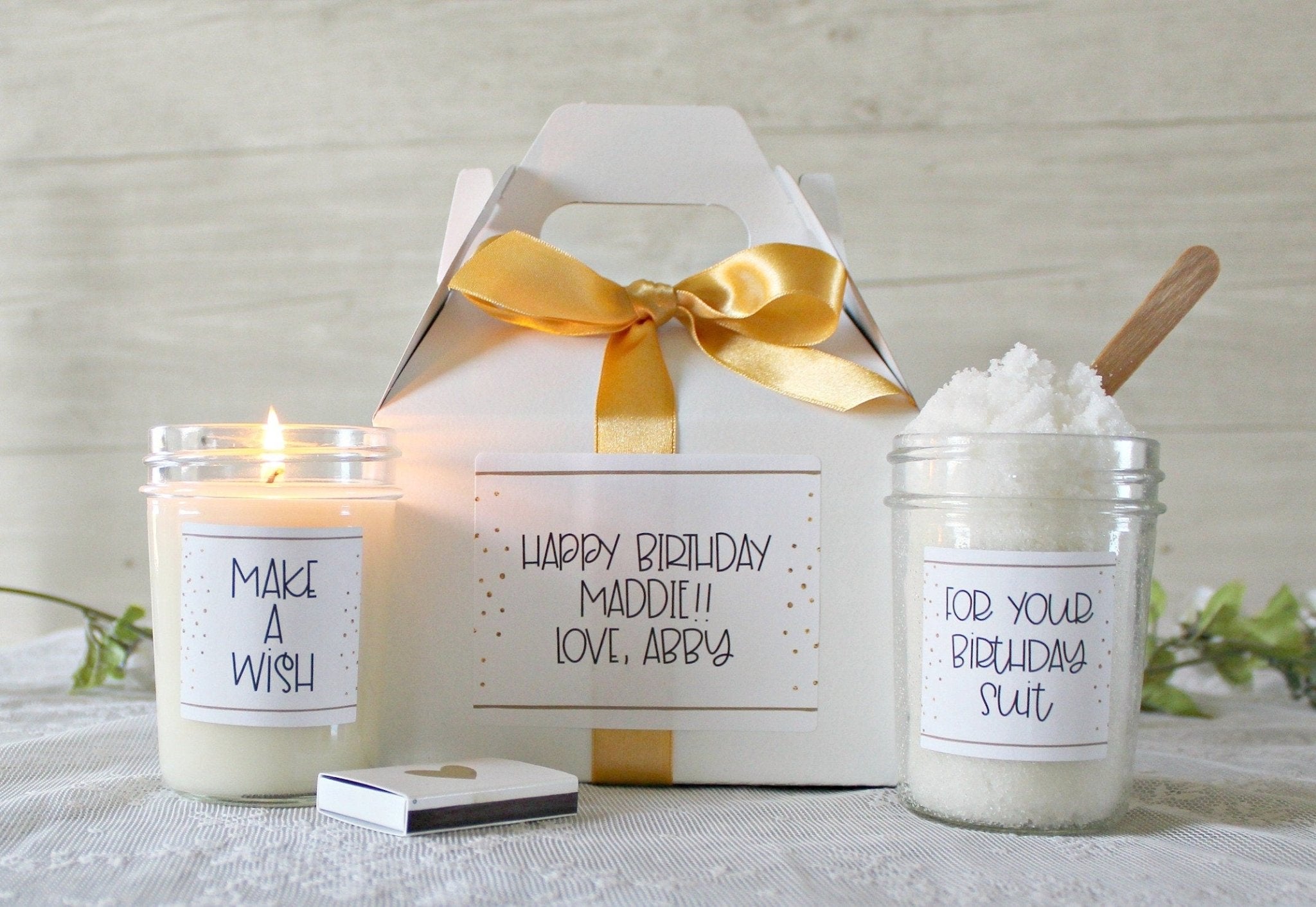 Birthday Make a Wish Gift Box - The Dancing Wick