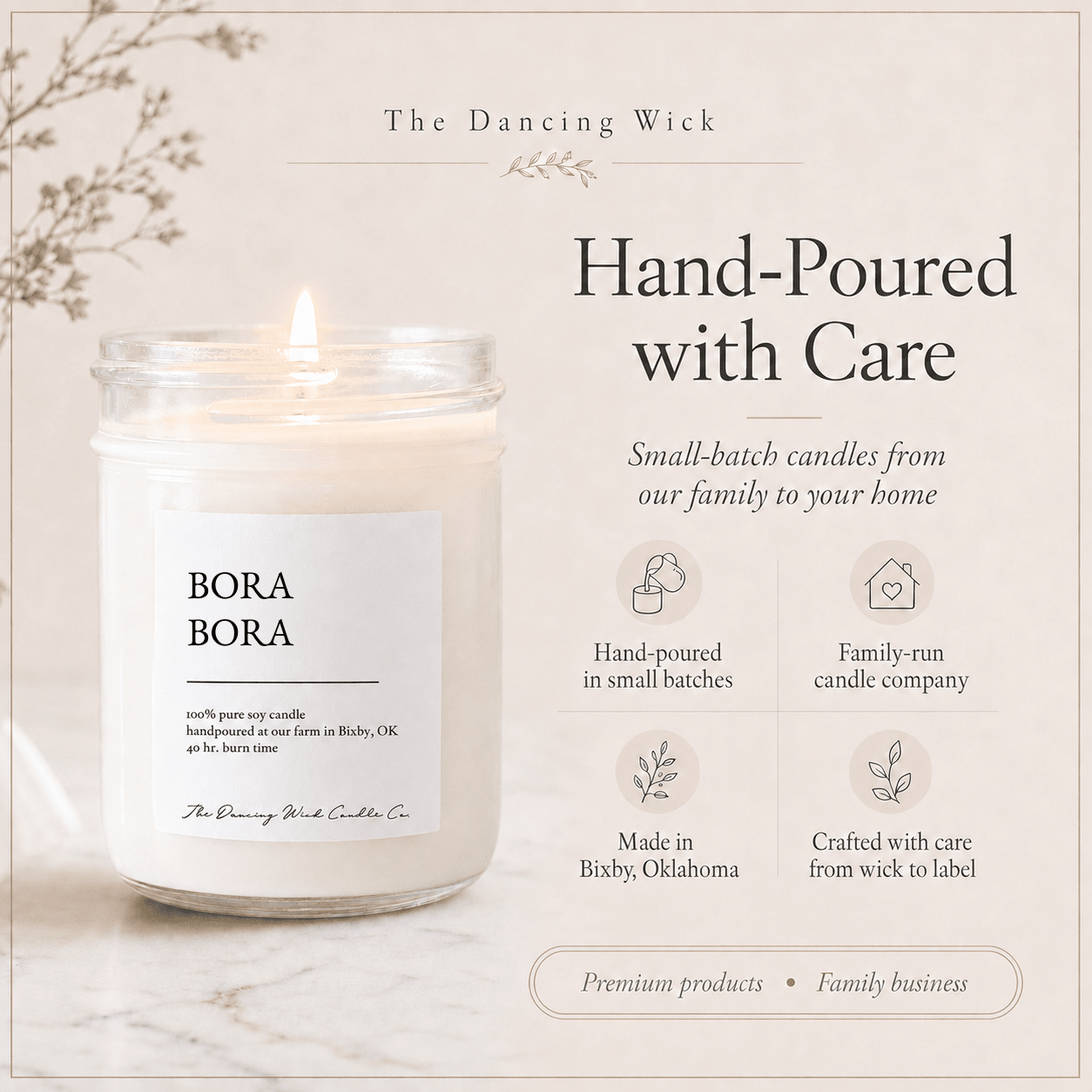 Bora Bora - TDW Signature Candle - The Dancing Wick