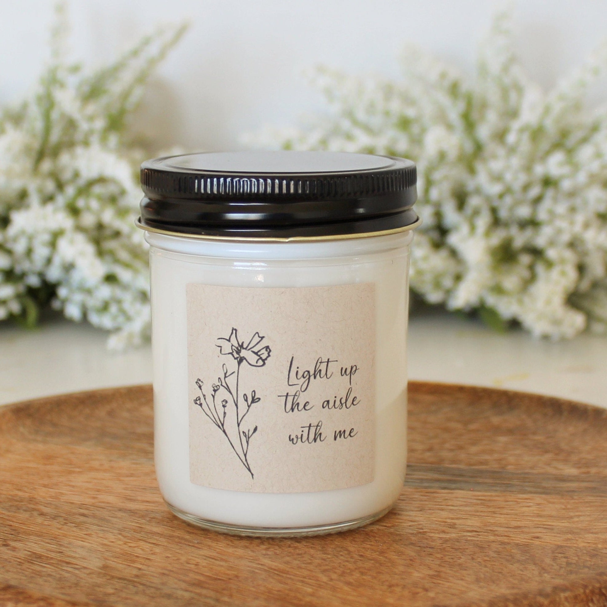 Botanical Light Up the Aisle with Me Candle - The Dancing Wick