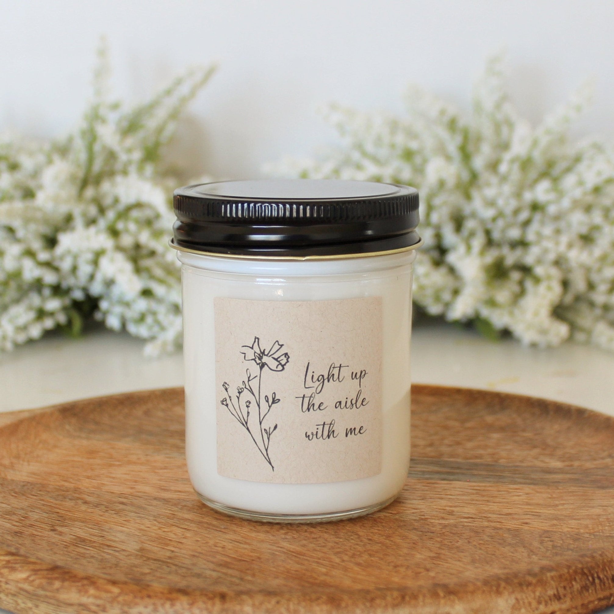 Botanical Light Up the Aisle with Me Candle - The Dancing Wick