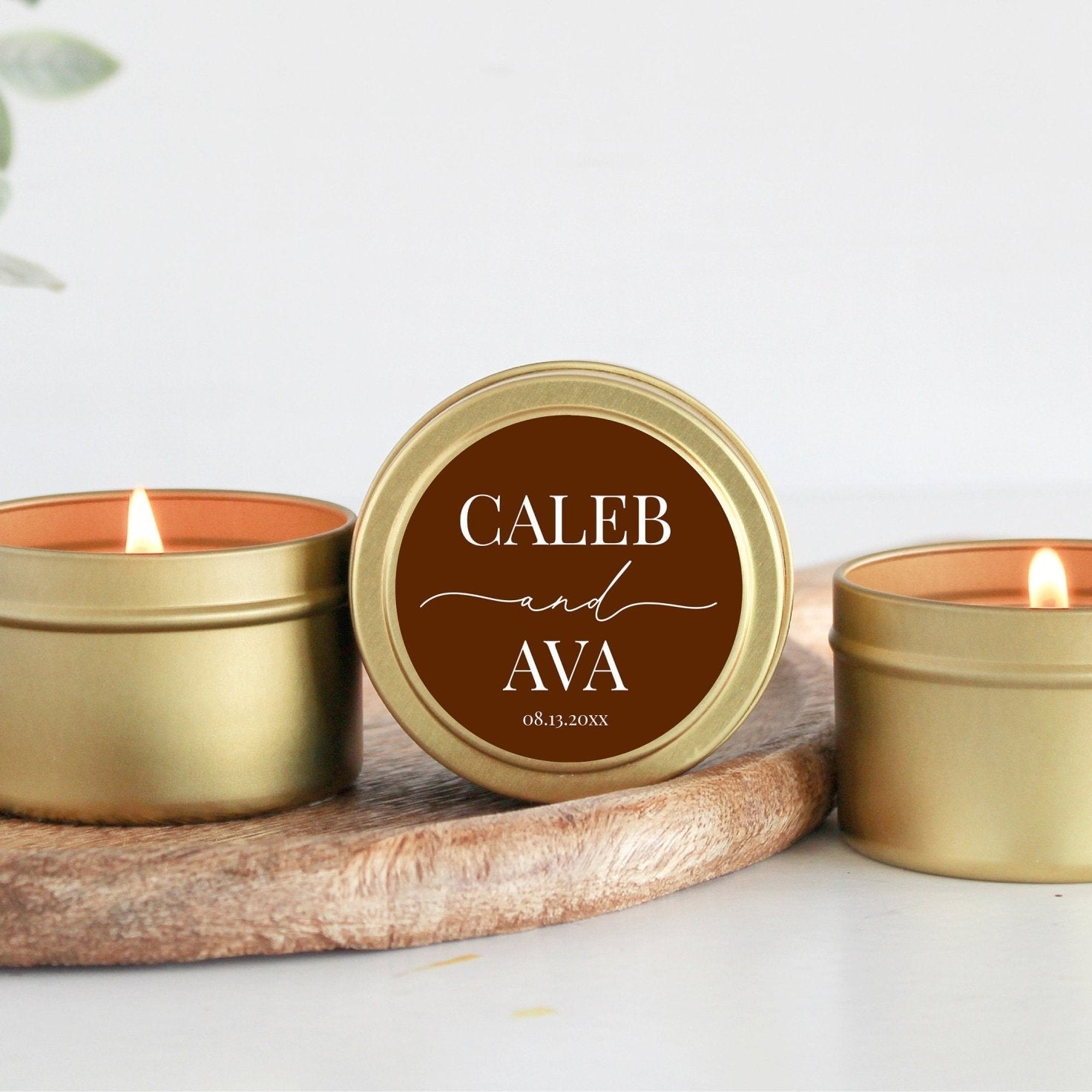 Bulk Wedding Favors Tins - Set Of 10 - The Dancing Wick