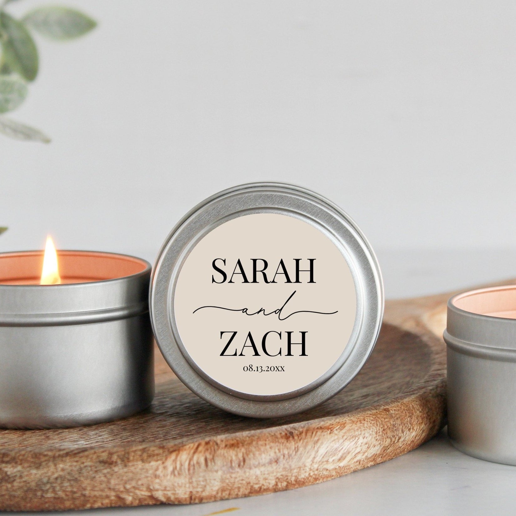 Bulk Wedding Favors Tins - Set Of 10 - The Dancing Wick