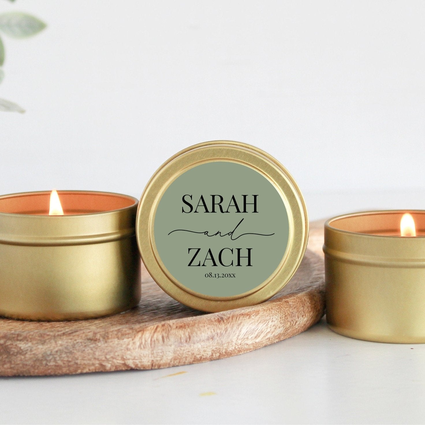 Bulk Wedding Favors Tins - Set Of 10 - The Dancing Wick