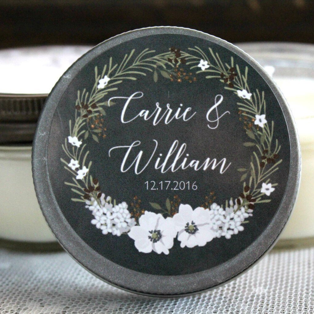 Burgundy Wedding Favor - The Dancing Wick