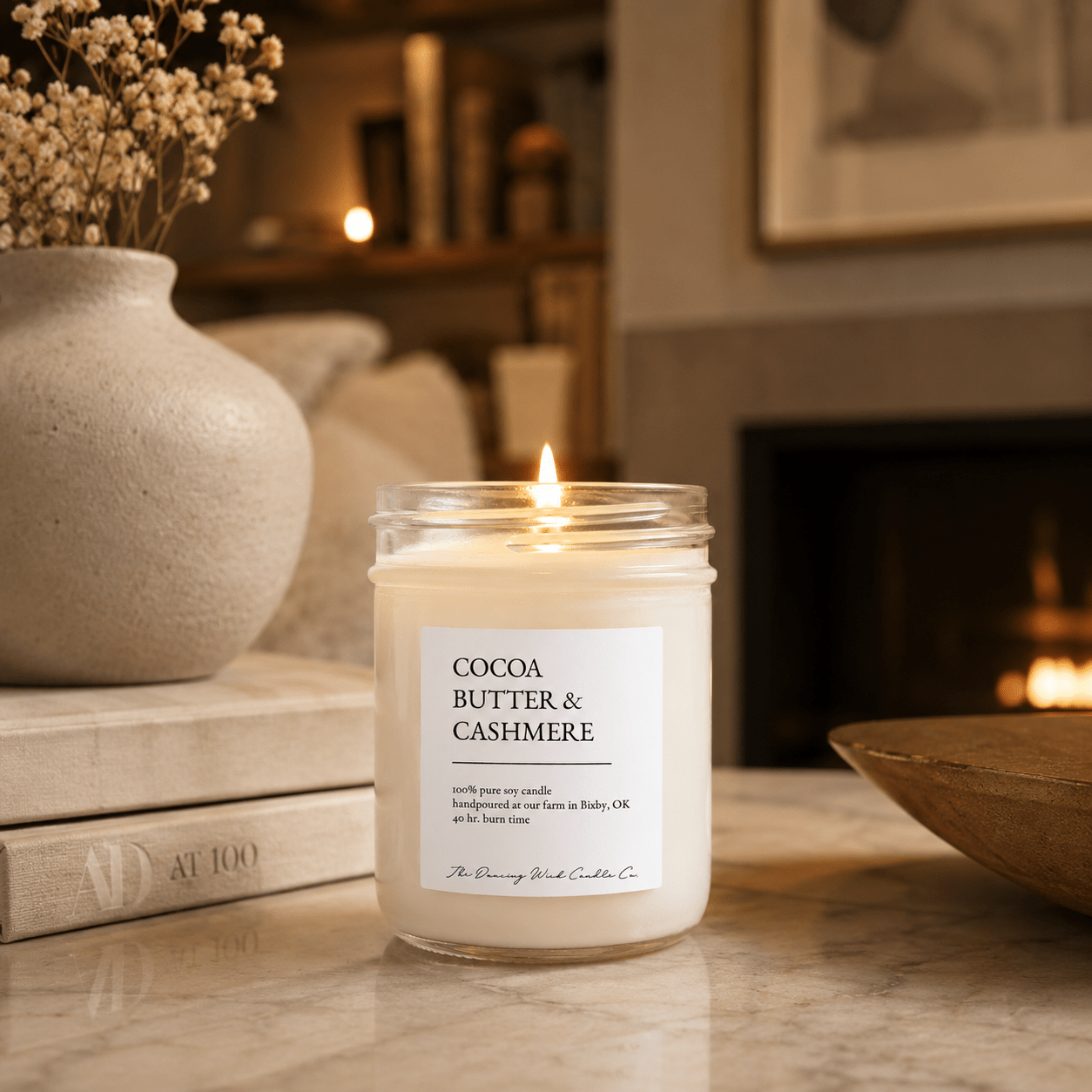 Cocoa Butter & Cashmere - TDW Signature Candle - The Dancing Wick