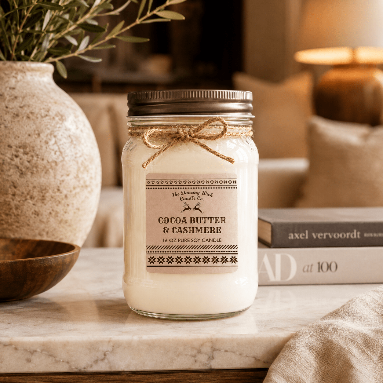 Cocoa Butter & Cashmere - Winter Candle - The Dancing Wick