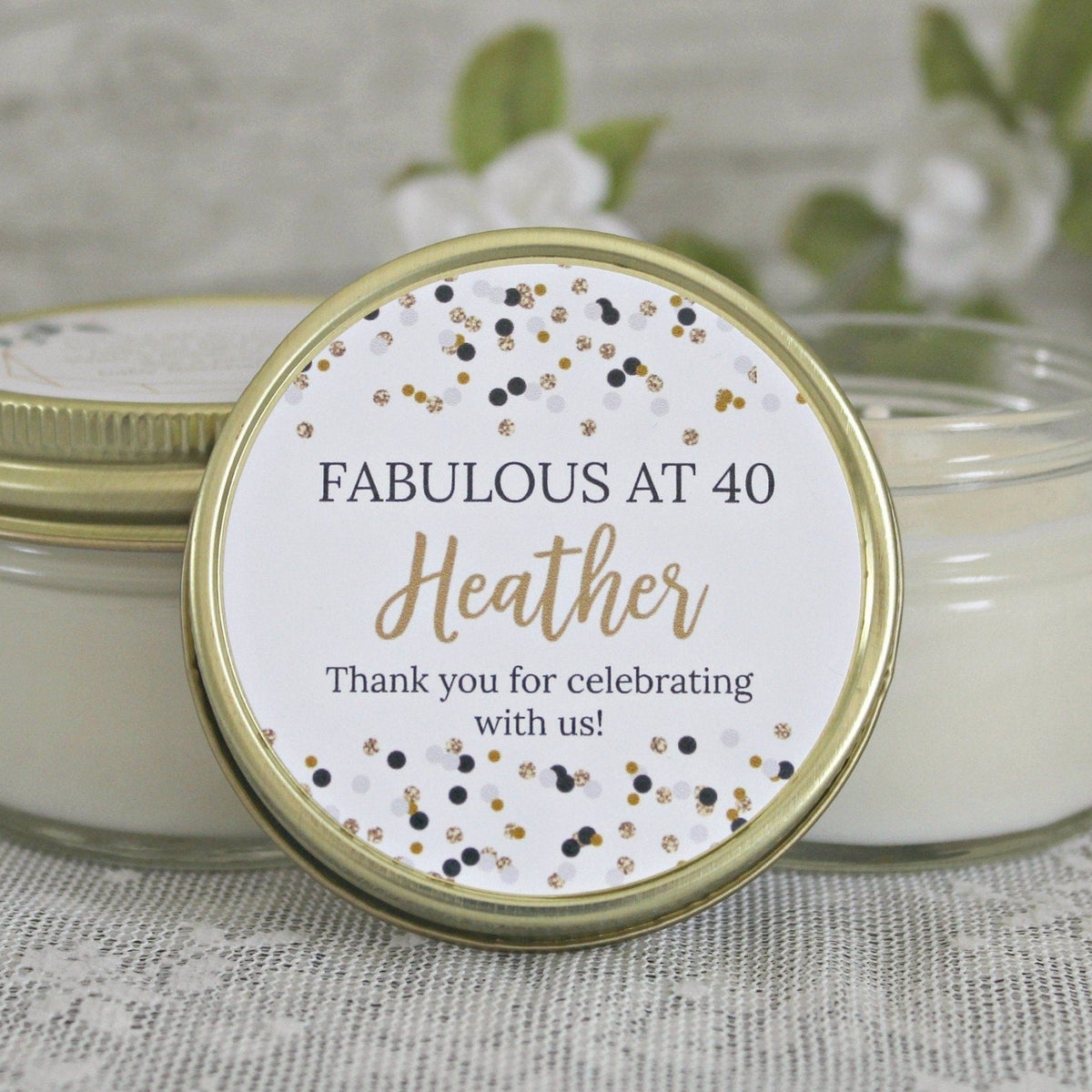 Confetti Birthday Party Favor - The Dancing Wick