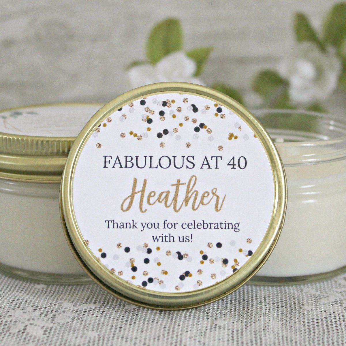 Confetti Birthday Party Favor - The Dancing Wick