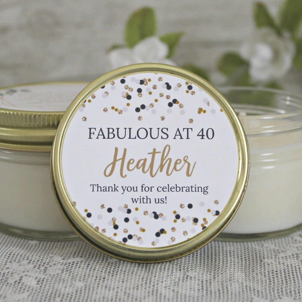 Confetti Birthday Party Favor - The Dancing Wick