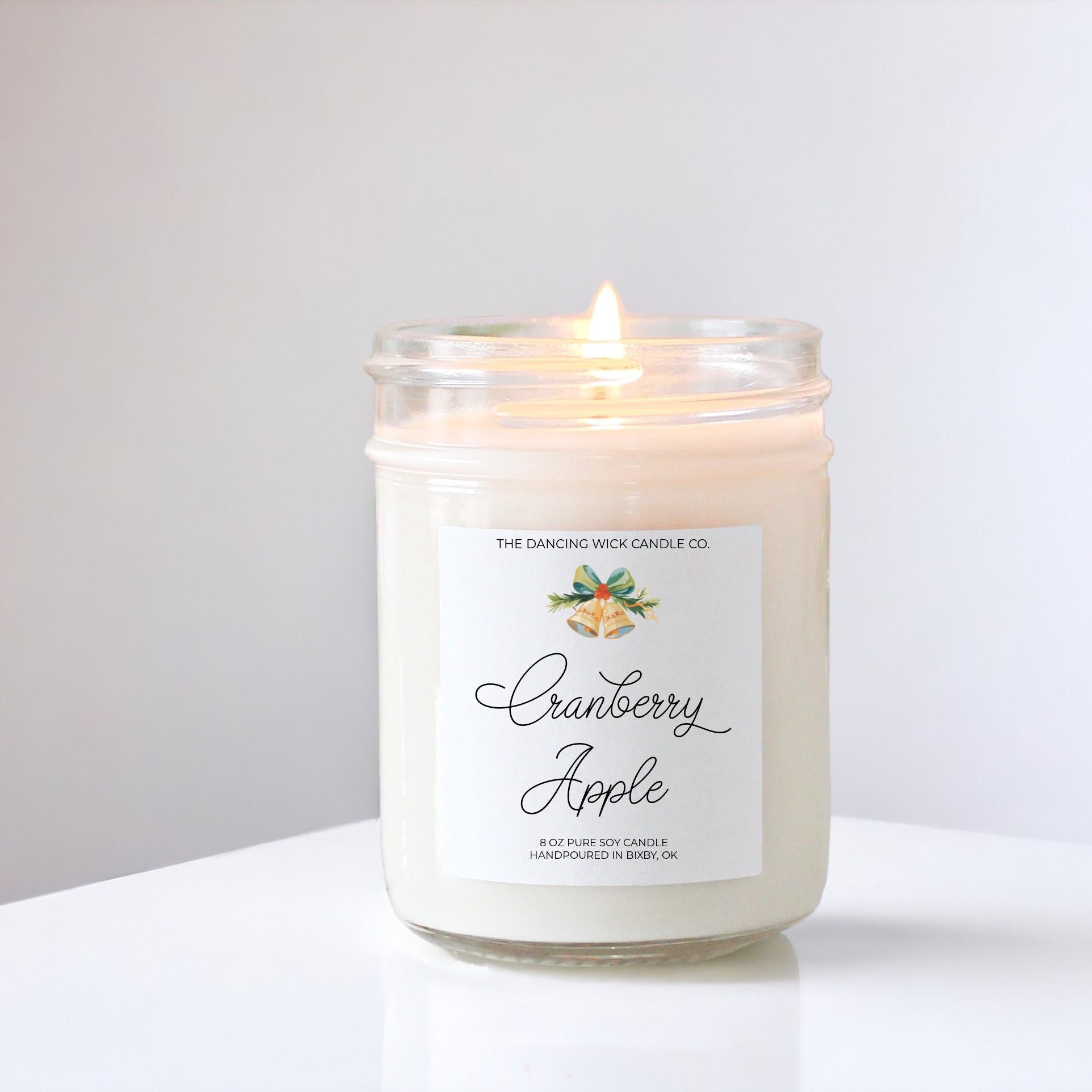 Cranberry Apple Candle - The Dancing Wick