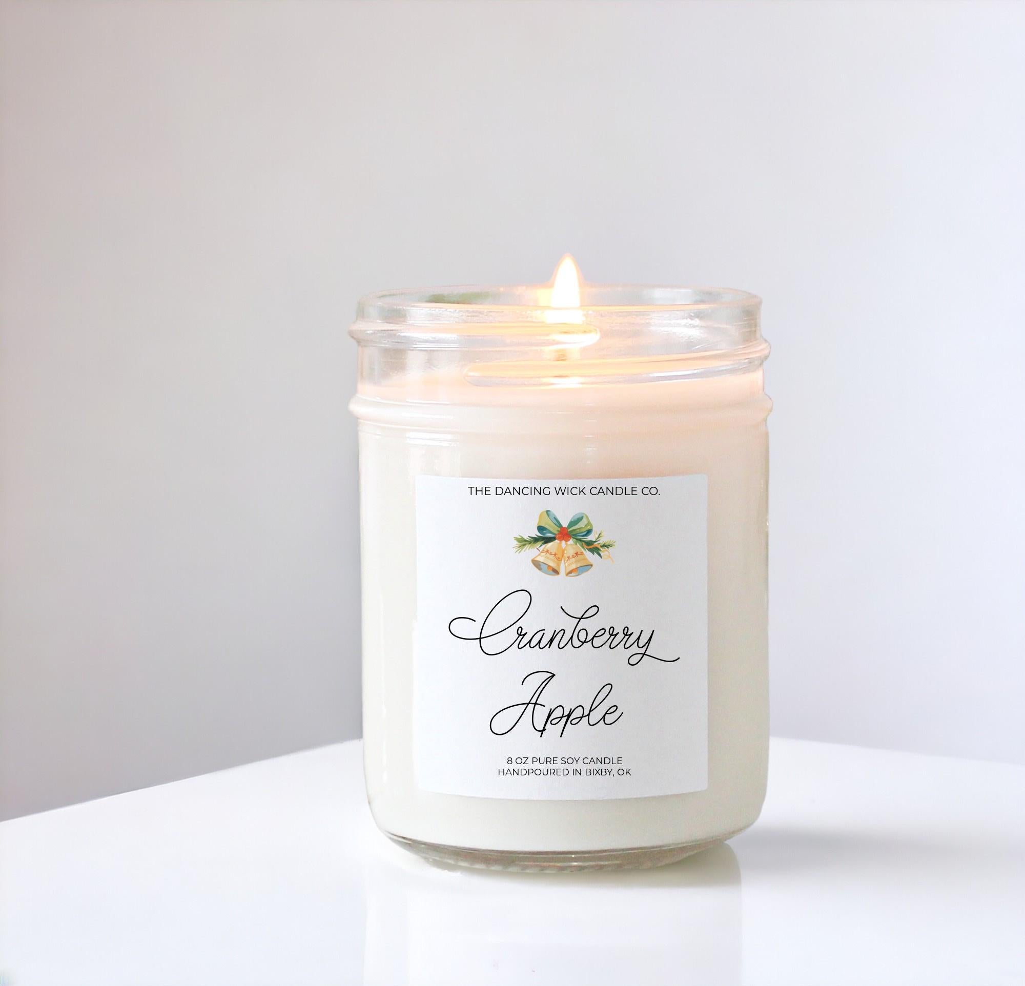 Cranberry Apple Candle - The Dancing Wick