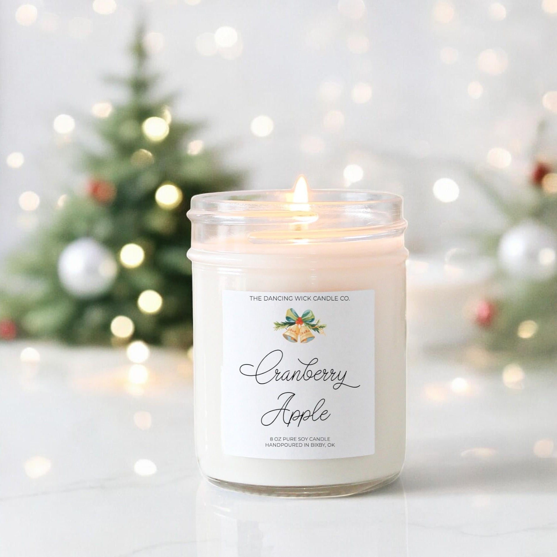Cranberry Apple Candle - The Dancing Wick