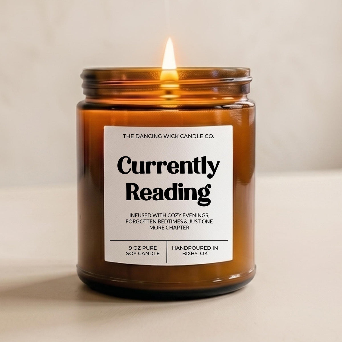 Currently Reading Amber Candle - The Dancing Wick