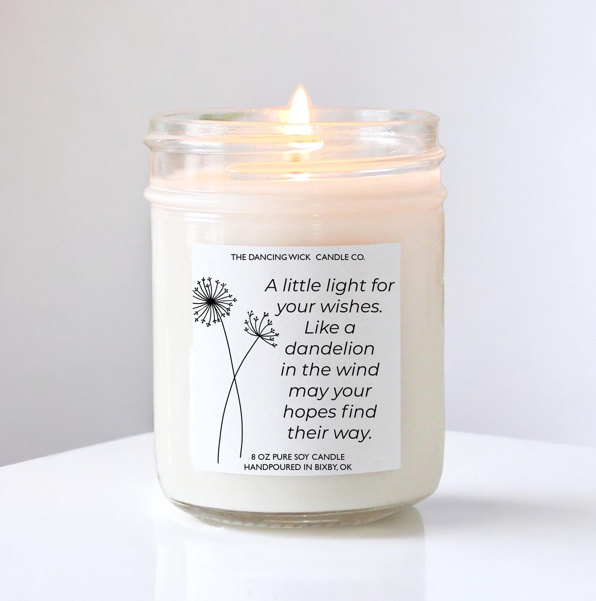 Dandelion Wish Candle - Faire - The Dancing Wick