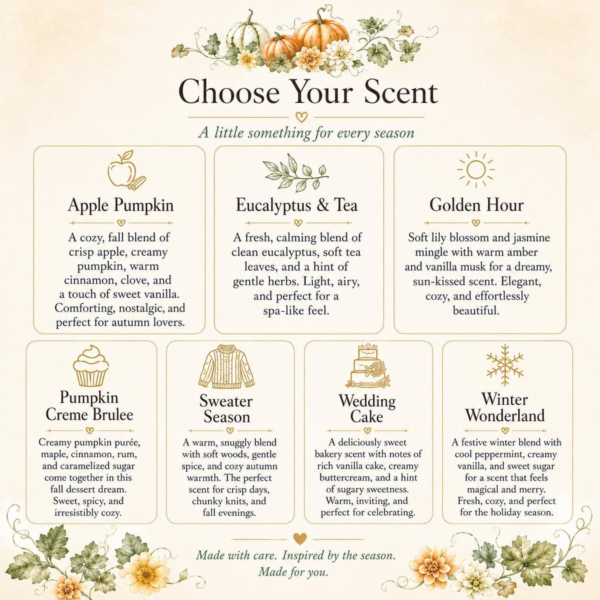 Fall in Love Ambers – Set of 10 - The Dancing Wick