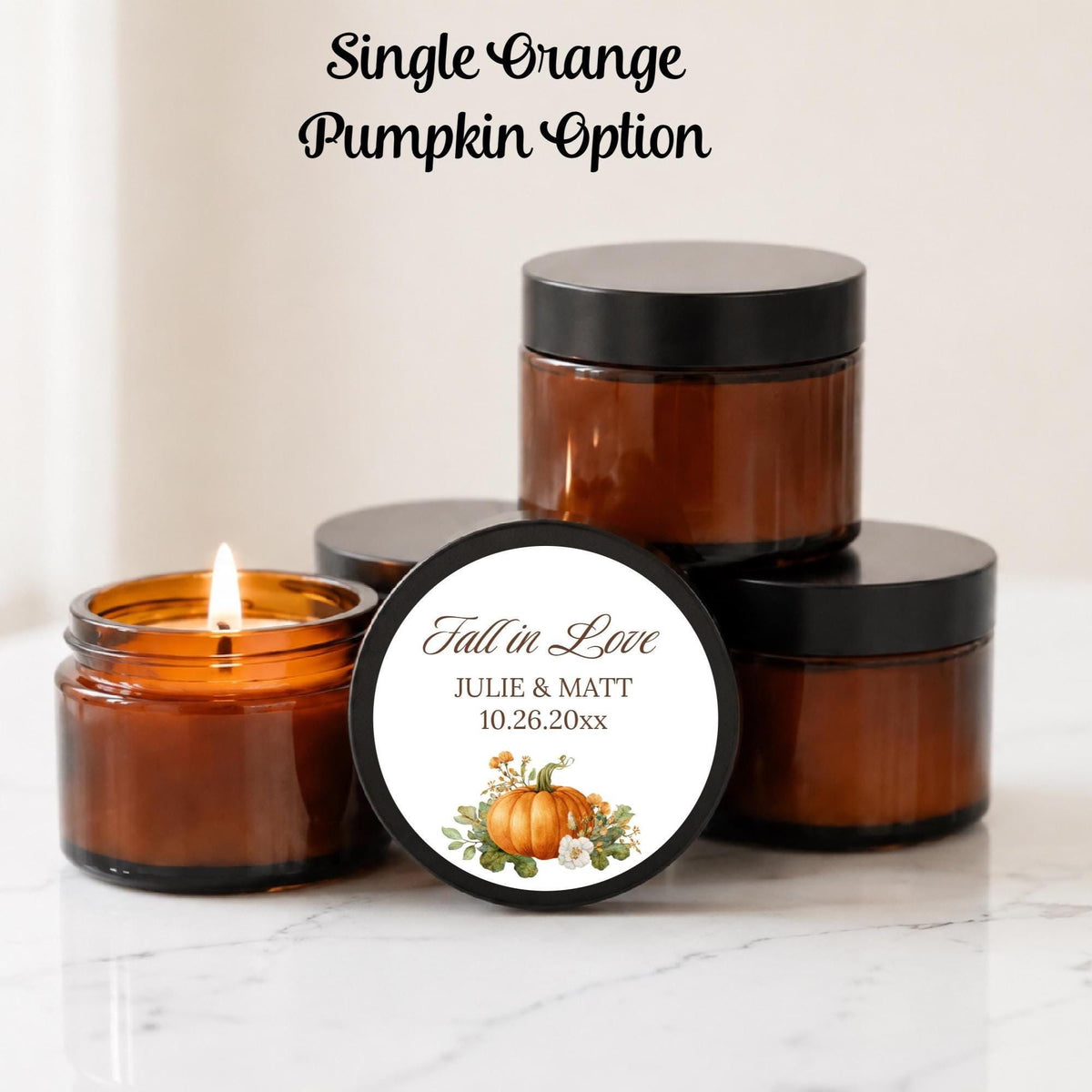 Fall in Love Ambers – Set of 10 - The Dancing Wick