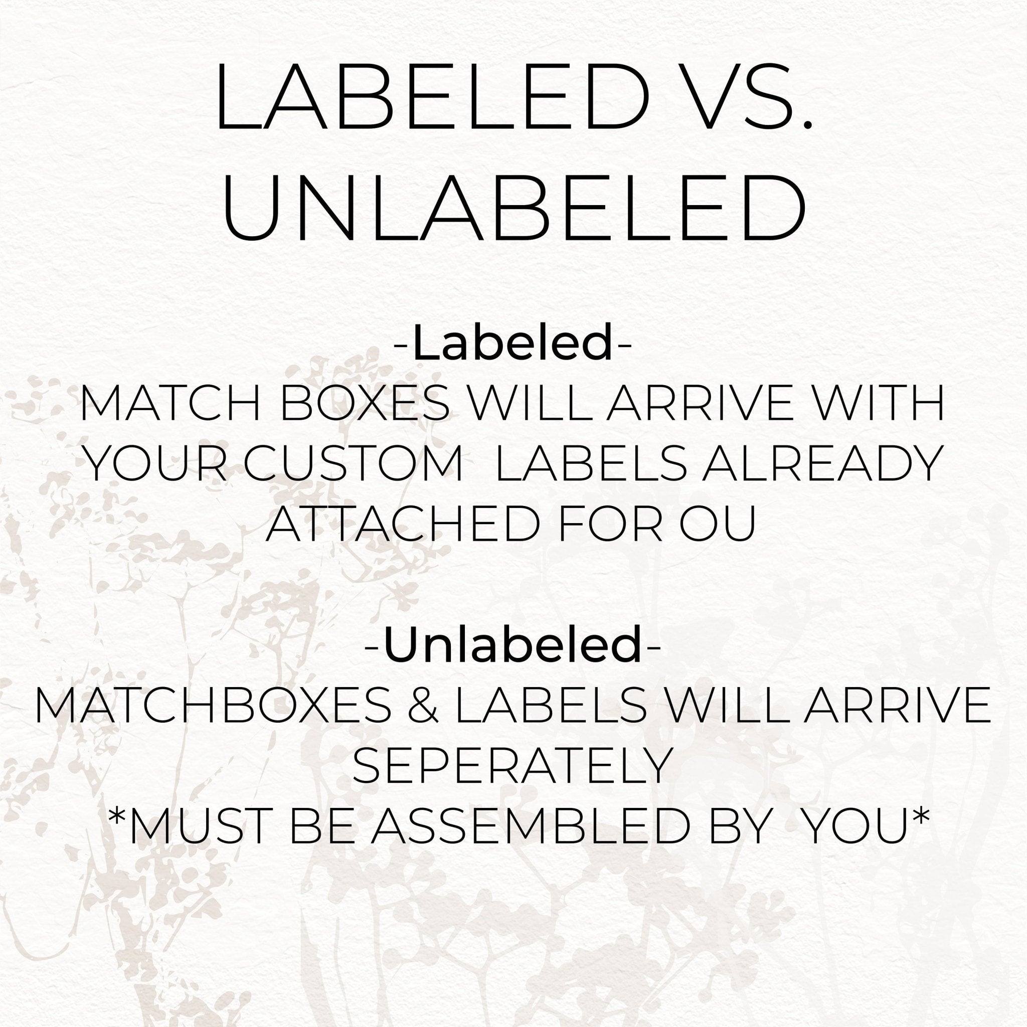 Fall In Love Wedding Match Boxes - Set of 10 - The Dancing Wick