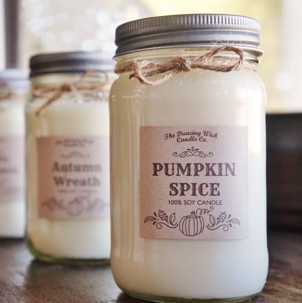 Fall Pure Soy Candle - The Dancing Wick