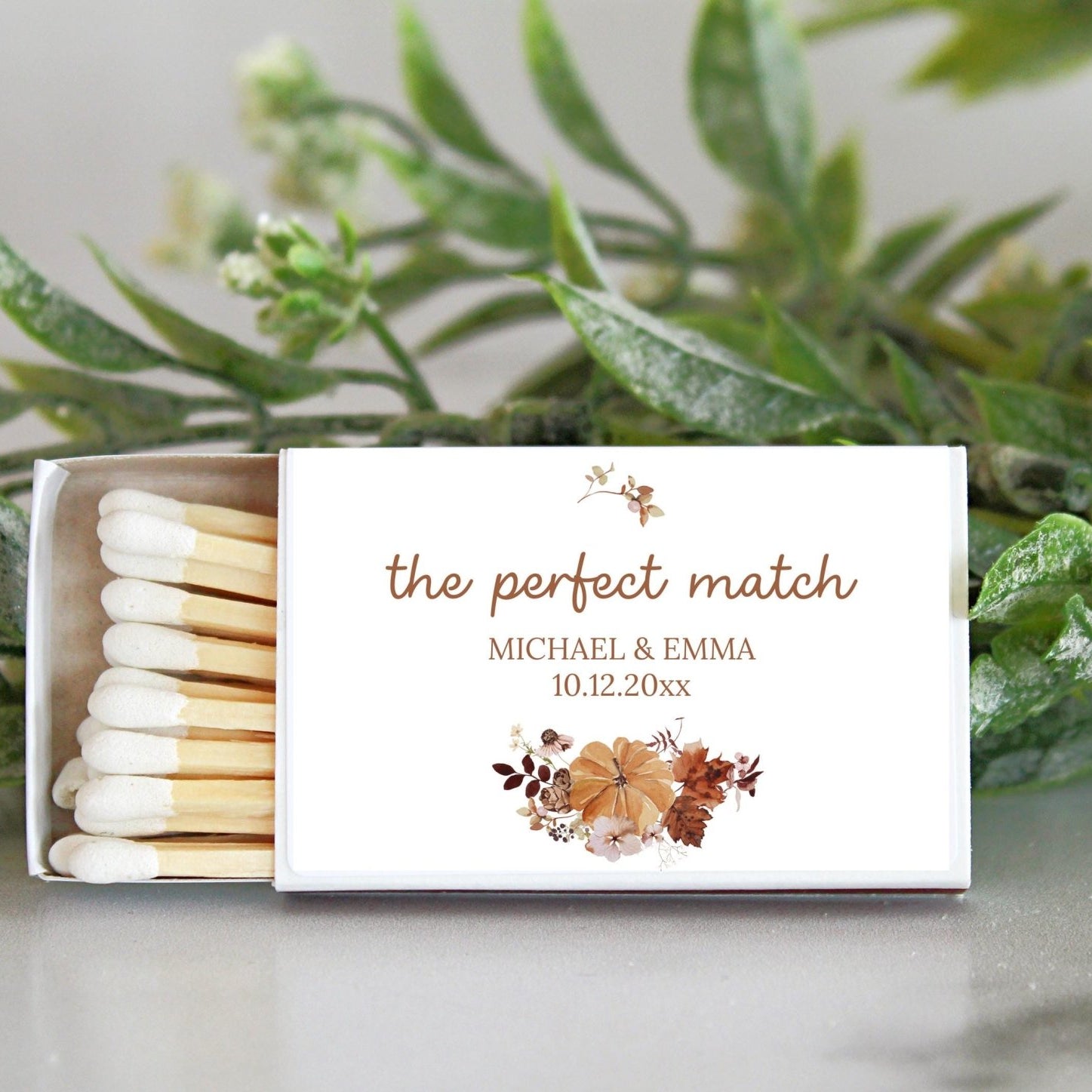 Fall Wedding Match - Set of 10 - The Dancing Wick