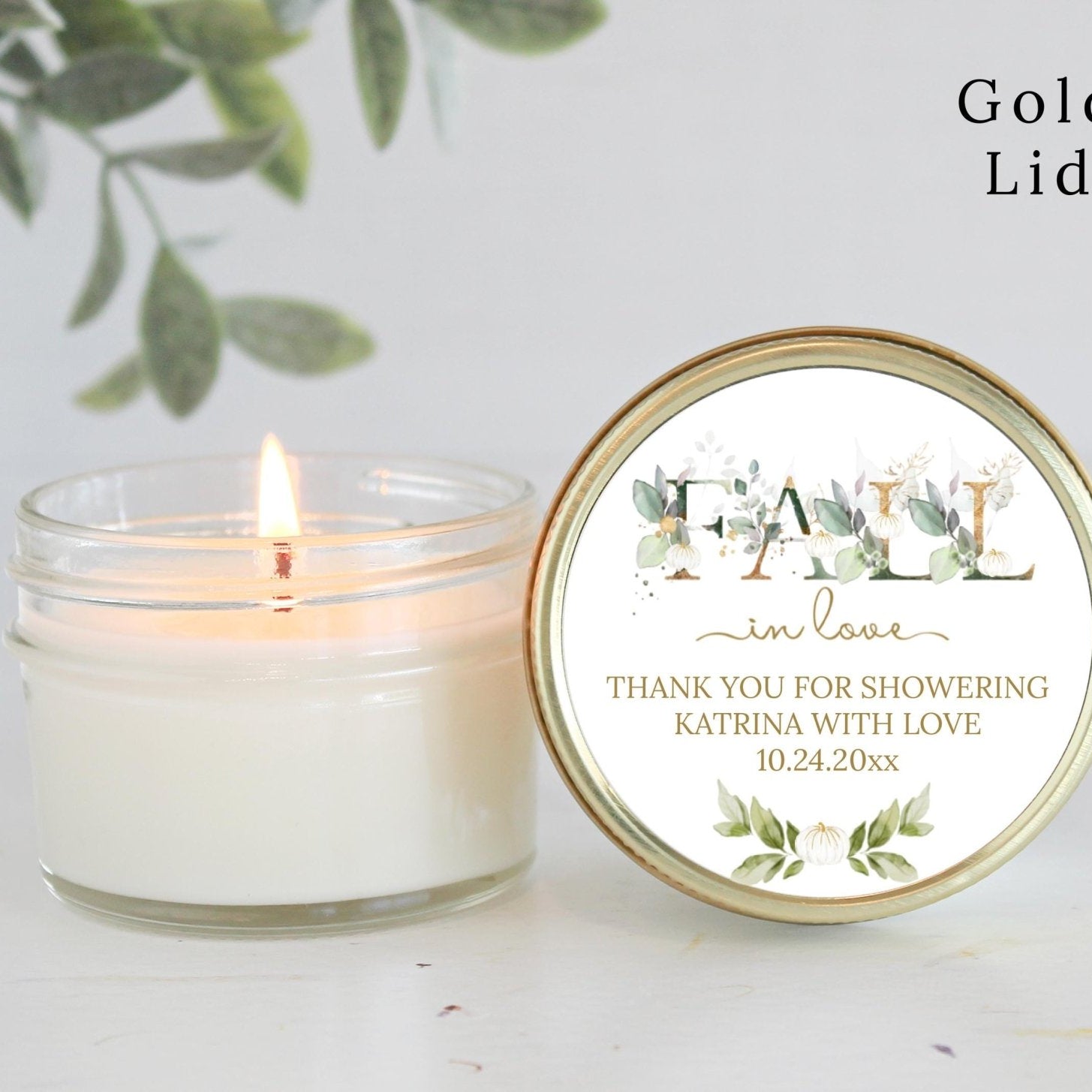 Falling in Love Bridal Shower Favors - The Dancing Wick