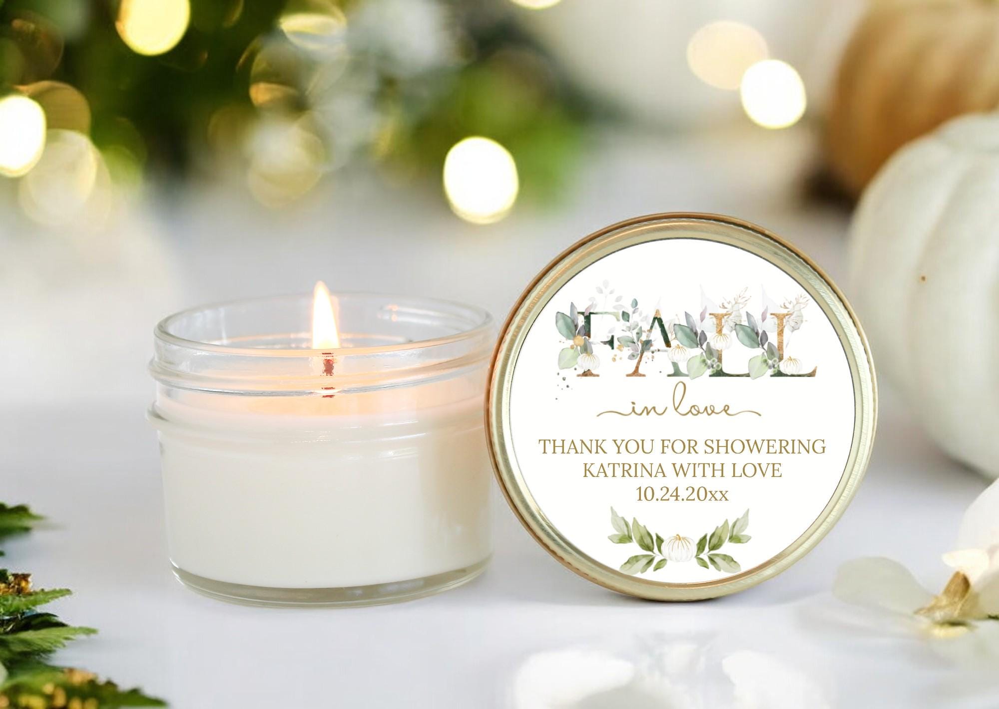 Falling in Love Bridal Shower Favors - The Dancing Wick
