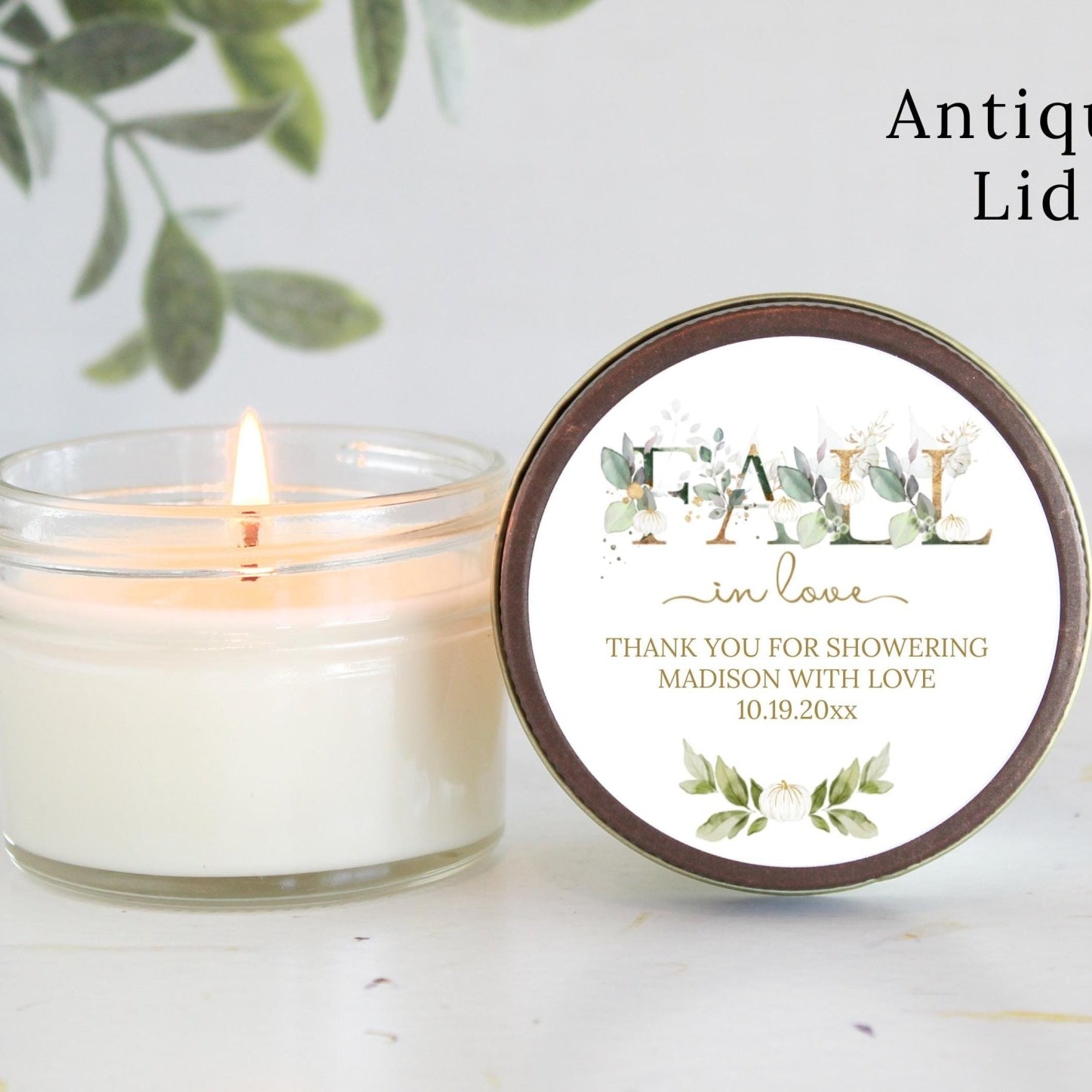 Falling in Love Bridal Shower Favors - The Dancing Wick