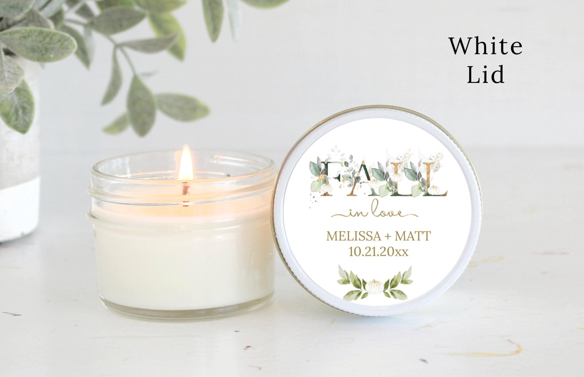 Falling in Love Bridal Shower Favors - The Dancing Wick
