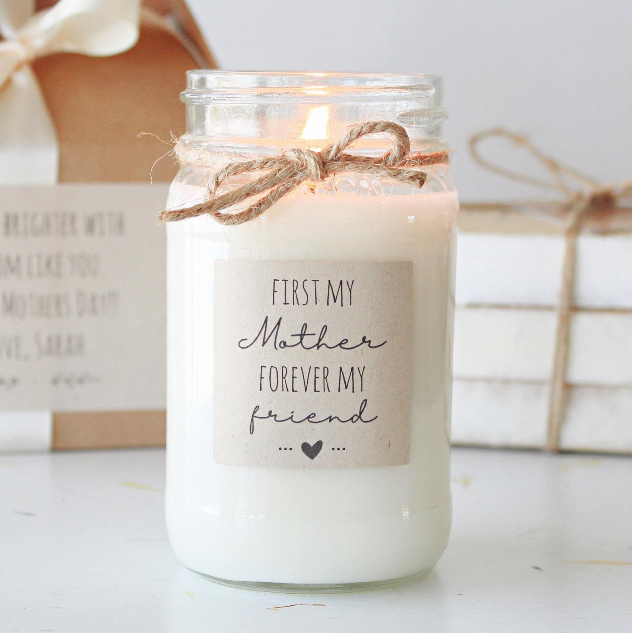 First My Mother Forever My Friend Candle - The Dancing Wick