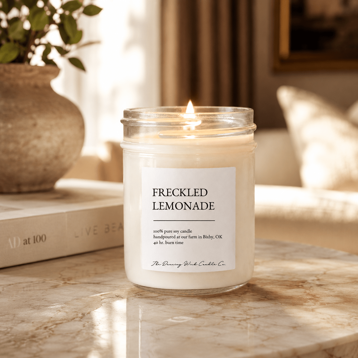 Freckled Lemonade - TDW Signature Candle - The Dancing Wick